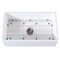 Gourmetier KGKFA331810BC 33" x 18" SGL Bowl Farmhouse Kitchen Sink, Drain & Rack KGKFA331810BC - alternate 1